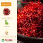 PureAyur's Saffron Soap, Anti Oxidant (Anti Ageing) with Aloe Vera