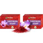 PureAyur's Saffron Soap, Anti Oxidant (Anti Ageing) with Aloe Vera